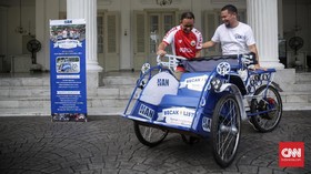 Anies: Hanya Perda Jakarta yang Larang Profesi Tukang Becak