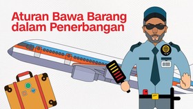 INFOGRAFIS: Aturan Bawa Barang dalam Penerbangan