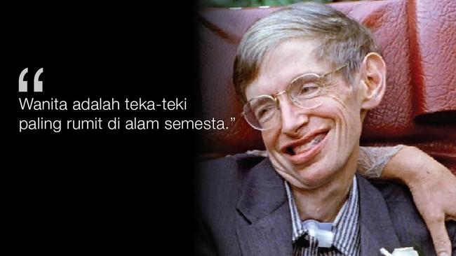FOTO: Mengenang Stephen Hawking Lewat Kata-kata