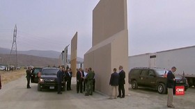 VIDEO: Trump Tinjau Prototipe Tembok Pembatas Meksiko