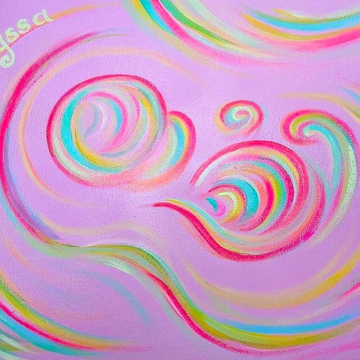 <p>Nggak nyangka ya, lukisan ini adalah gambar USG si kecil. (Foto: Instagram/ @quaintbaby_ultrasoundart)</p>