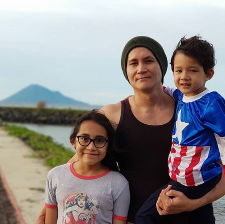 <p>Vacation bareng ayah Marcelino. (Foto: Instagram @marcelinolefrandt)</p>