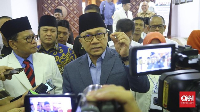 Ketua MPR RI, Zulkifli Hasan menyebut Ketua Umum PKB, Muhaimin Iskandar, Sekjen Gerindra, Ahmad Muzani dan Wasekjen PDIP, Ahmad Basarah calon pimpinan MPR baru.