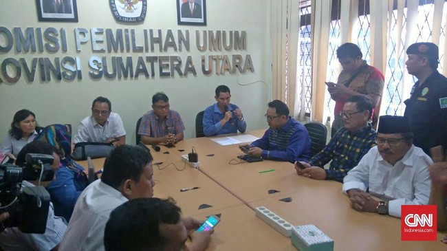 KPU Sumut tetap menyatakan pasangan JR Saragih dan Ance Selian tetap tidak memenuhi syarat pencalonan gubernur, karena tak melampirkan legalisir ijazah.