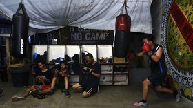 FOTO: Melawan Candu dengan Tinju