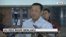 UU MD3 Resmi Berlaku
