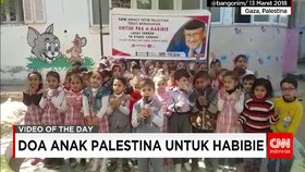 Doa Anak Palestina untuk Habibie