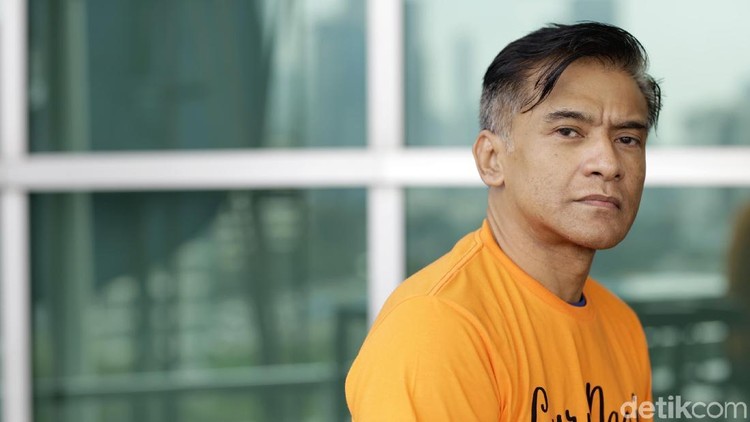 Donny Damara saat berkunjung ke kantor detikcom.