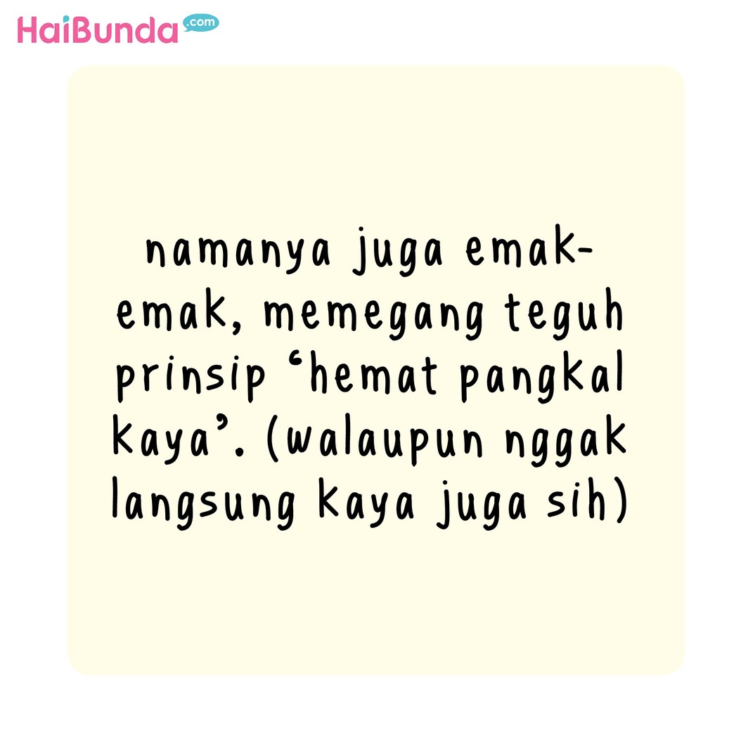 Sebagai ibu, kita memang perlu berhemat ya, Bun. Kalau Bunda, apa sih cara yang dilakukan untuk berhemat? Yuk bagikan ceritanya di kolom komentar.