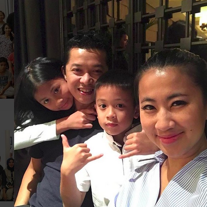 <p>Ata dan Nayo lebih mirip Ayah Taufik atau Bunda Ami ya? (Foto: Instagram/ @ami_gumelar)  </p>