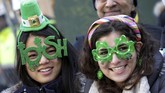 FOTO: Ceria Mengenang Misi Salib Santo Patrick St Patrick's Day yang berlangsung setiap 17 Maret menandakan kegembiraan atas kesuksesan misi salib sang penyebar injil di bumi Irlandia tersebut.