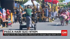 Warga Kembali Beraktivitas Setelah Hari Suci Nyepi