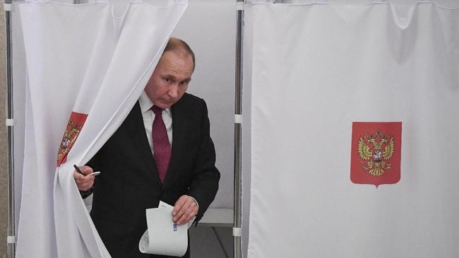 Hitung Cepat, Putin Menangi Pilpres Rusia