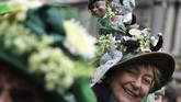 FOTO: Ceria Mengenang Misi Salib Santo Patrick St Patrick's Day yang berlangsung setiap 17 Maret menandakan kegembiraan atas kesuksesan misi salib sang penyebar injil di bumi Irlandia tersebut.