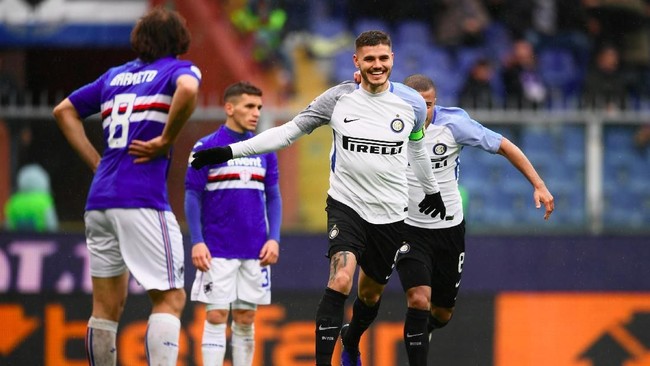 Inter Milan berhasil menaklukkan Sampdoria dengan skor 5-0. Kemenangan ini diwarnai oleh quattrick dari Mauro Icardi.
