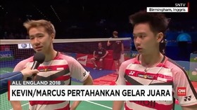 VIDEO: Kevin/Marcus Juara All England 2018