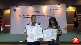 Bank Mandiri Rilis Kartu Kredit Rp20 Miliar untuk Kemenhub