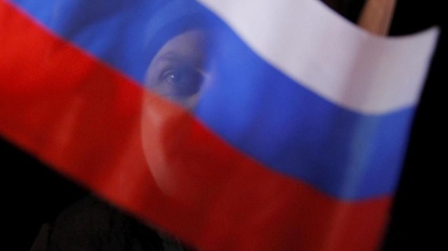FOTO: Perayaan Kemenangan Putin dalam Pilpres Rusia