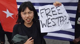 Demo Kelompok Separatis Papua Sambut Jokowi di Selandia Baru
