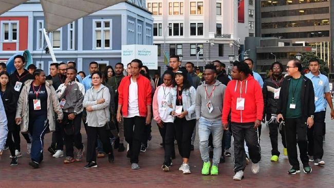Demo Kelompok Separatis Papua Sambut Jokowi di Selandia Baru