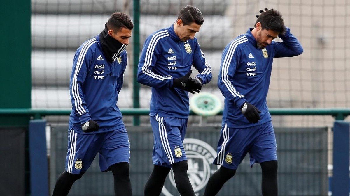 FOTO: Lionel Messi Latihan di Markas Manchester City