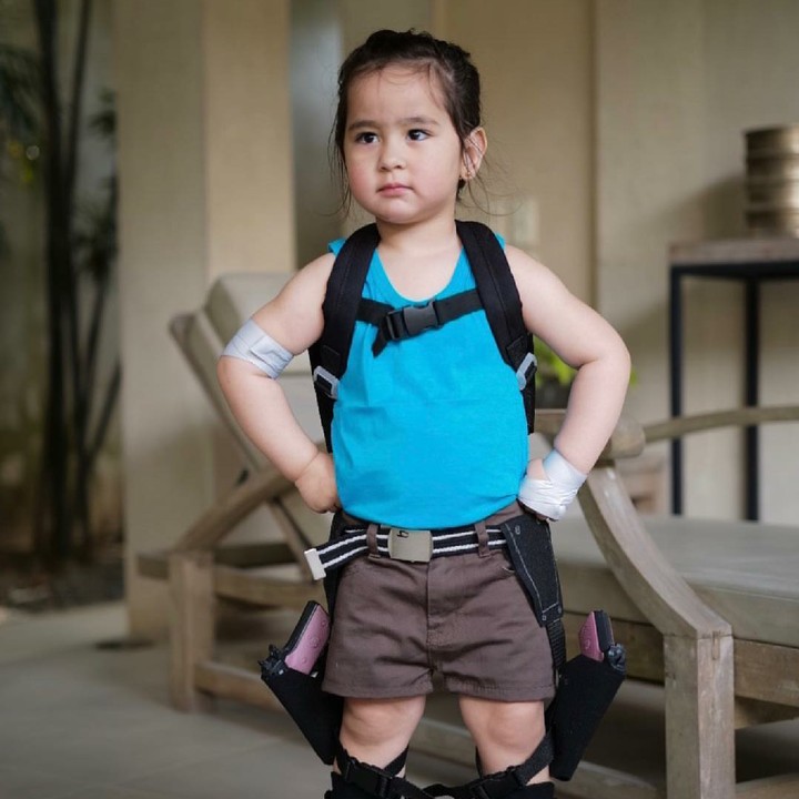 <p>Udah kayak Tomb Raider belum, Bun? (Foto: Instagram/scarletsnowbelo)</p>