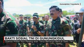 TNI Gelar Bakti Sosial di Gunungkidul