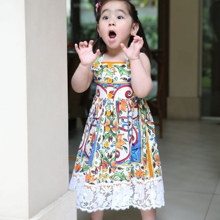 <p>Ceritanya Scarlet sedang kaget, he-he. (Foto: Instagram/scarletsnowbelo)</p>
