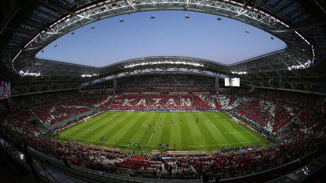 Kazan akan menggelar enam pertandingan Piala Dunia 2018. Laga timnas Perancis melawan Australia akan menjadi pertandingan pembuka di Stadion Kazan.