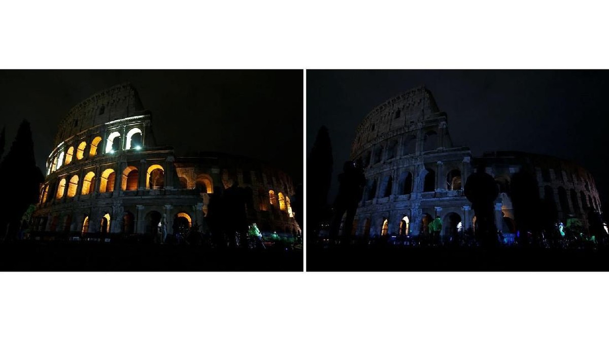 FOTO: Ketika Dunia Meredup saat Earth Hour 2018