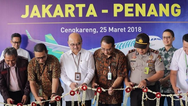 Citilink menggelar penerbangan perdana dari Jakarta ke Penang, Malaysia, sebagai awal ekspansi ke sejumlah negara di Asia Tenggara.