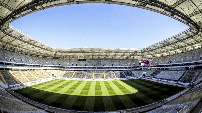 Rostov-On-Don, kota pelabuhan di Rusia bagian selatan sudah mempercantik diri untuk ikut menggelar Piala Dunia 2018. Laga Brasil vs Swiss juga dihelar di sana.
