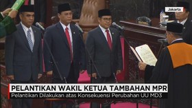 Pelantikan Tiga Wakil Ketua Tambahan MPR