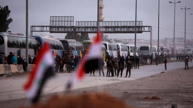 Media pemerintah Suriah menyebut kelompok terakhir pemberontak sudah meninggalkan Ghouta timur, namun pihak militer menyebut sebaliknya.