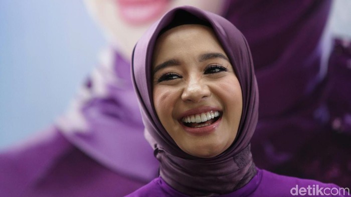 Laudya Chyntia Bella saat ditemui di Kebayoran Baru.