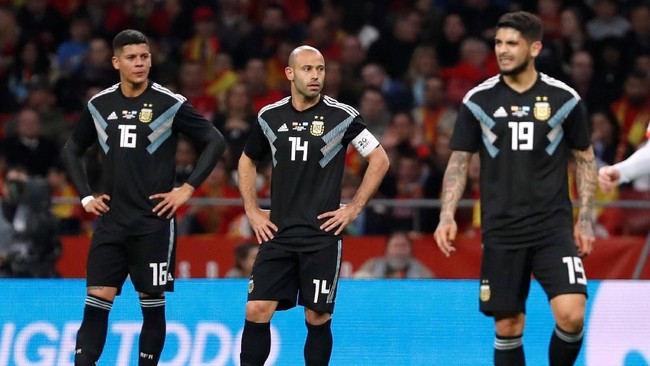 Argentina bukan kali ini saja kalah telak dengan skor mencolok Sebelumnya Tim Tango sudah pernah merasakan lima kekalahan dengan marjin lima gol.