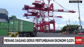 Perang Dagang Gerus Pertumbuhan Ekonomi 0,02%