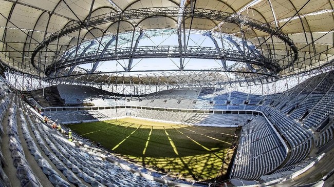 Volgograd Arena dibangun di atas lahan yang lebih dahulu dikenal dengan nama Stadion Central.