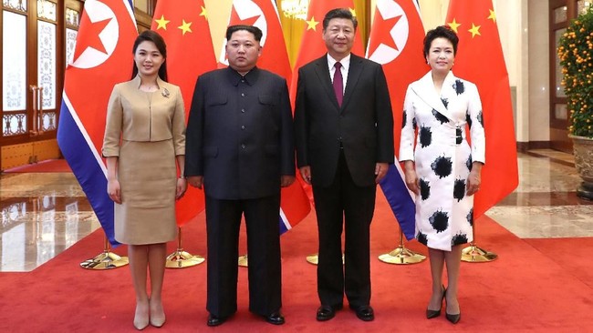 FOTO: Lawatan Bersejarah Kim Jong Un, Babak Baru China-Korut