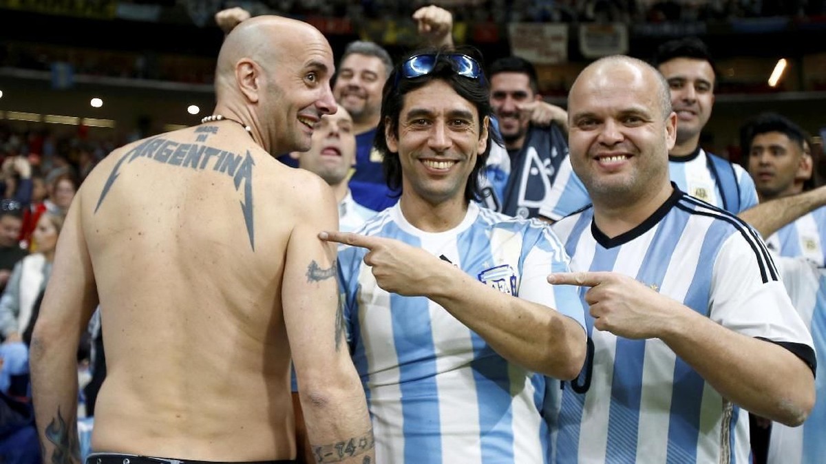 FOTO: Timnas Argentina Dipermalukan Timnas Spanyol
