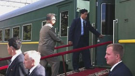 Mengintip 'Kereta Misteri' Tunggangan Kim Jong Un