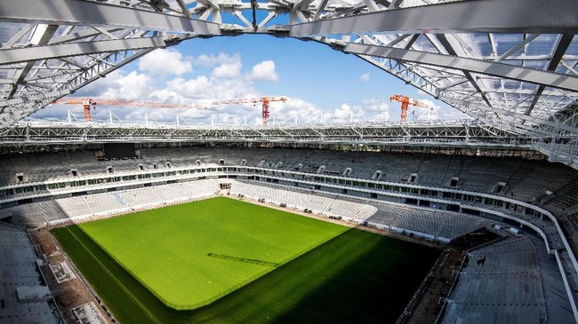 Stadion Kaliningrad merupakan stadion terkecil yang akan menjadi tuan rumah Piala Dunia 2018.