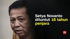 VIDEO: Jaksa Tuntut Setnov 16 Tahun Penjara dan Denda Rp1 M