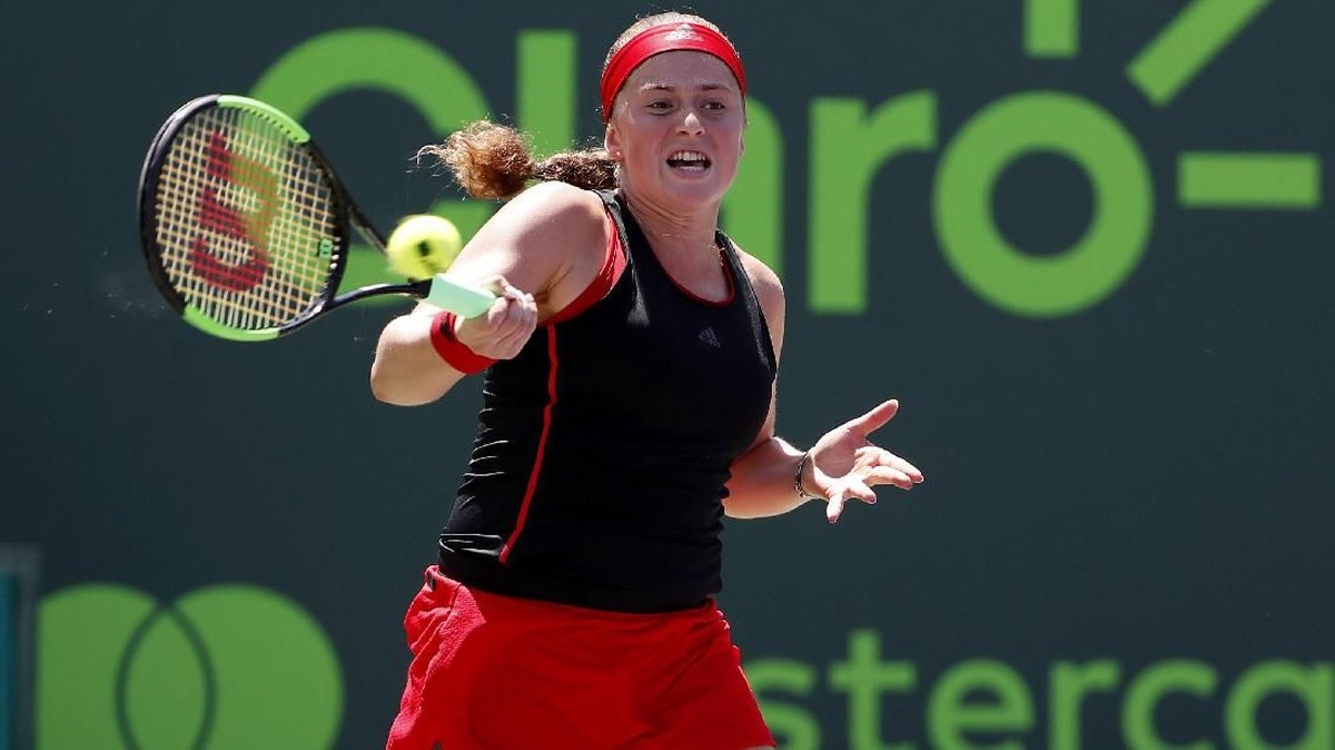 FOTO: Svitolina Jadi Korban Ostapenko di Miami Masters