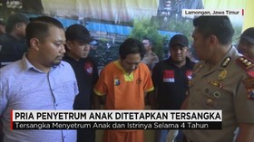 Pria Penyetrum Anak Ditetapkan Tersangka