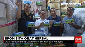 Jutaan Pil Herbal dari Malaysia Disita BBPOM Medan