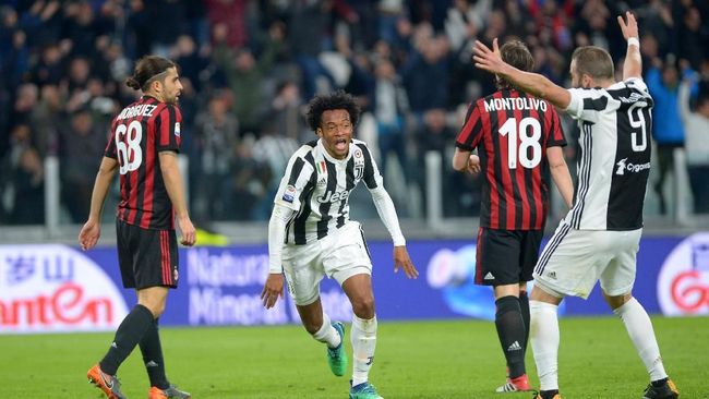 Juventus Kalahkan AC Milan 3-1