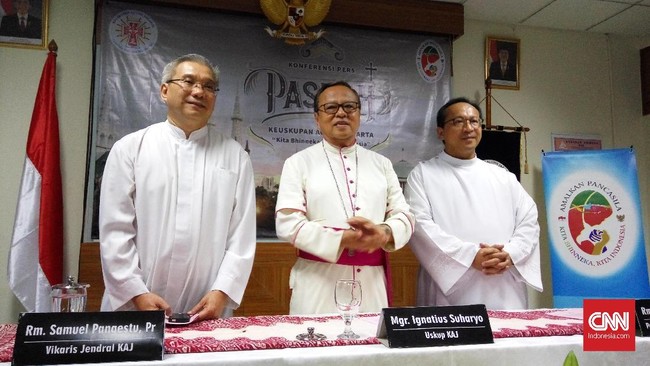 Keuskupan Agung Jakarta mengucapkan terima kasih atas kepercayaan Paus Fransiskus kepada Gereja Katolik Indonesia.