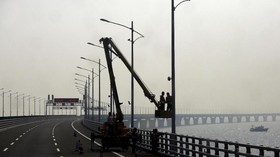 Jembatan Laut Terpanjang Siap Beroperasi Pekan Ini