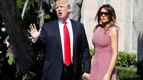 Malam Pertama Donald Trump di Inggris Diganggu Demonstran
